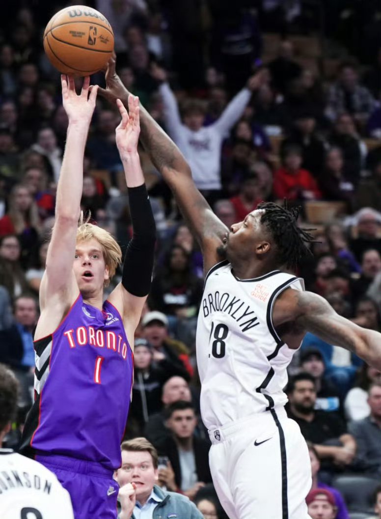 西亚卡姆24分，猛龙轻取篮网